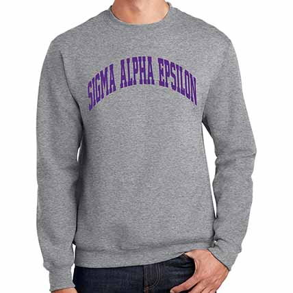 Sigma Alpha Epsilon Arc Sweatshirt (crew neck)