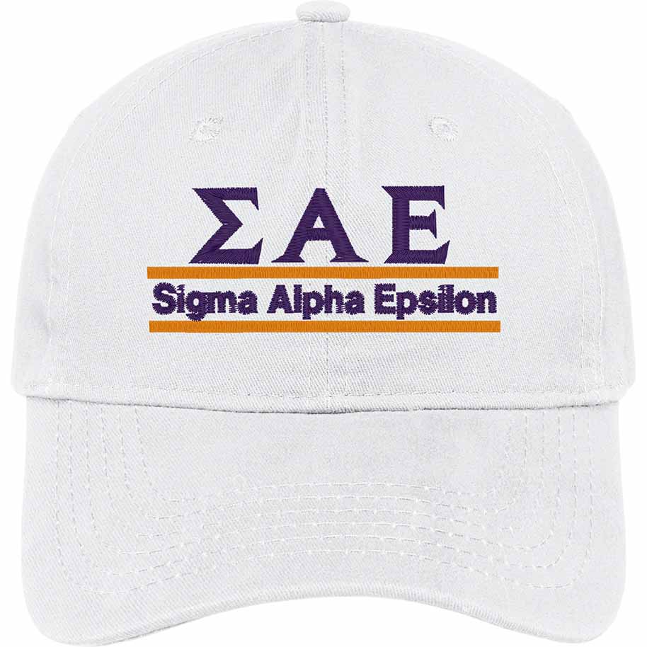 Sigma Alpha Epsilon Two Line Hat