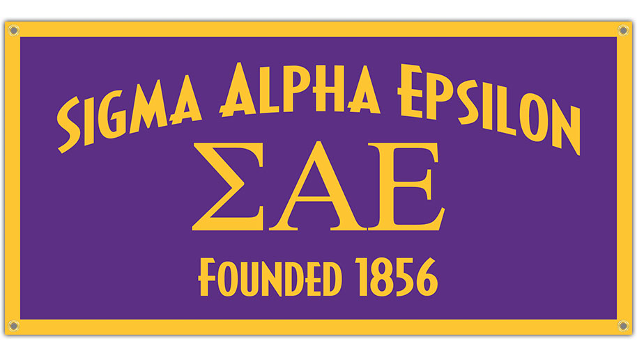 Sigma Alpha Epsilon Felt Banner