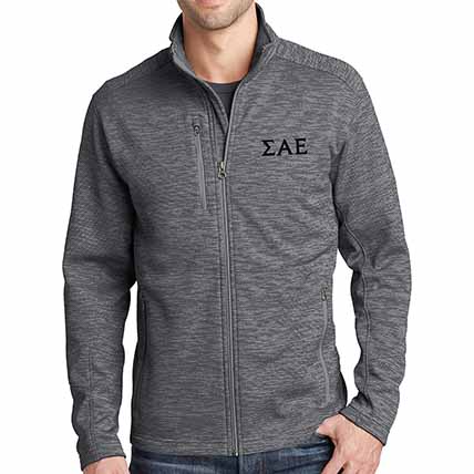 Sigma Alpha Epsilon Digi Stripe Polyester Fleece Jacket