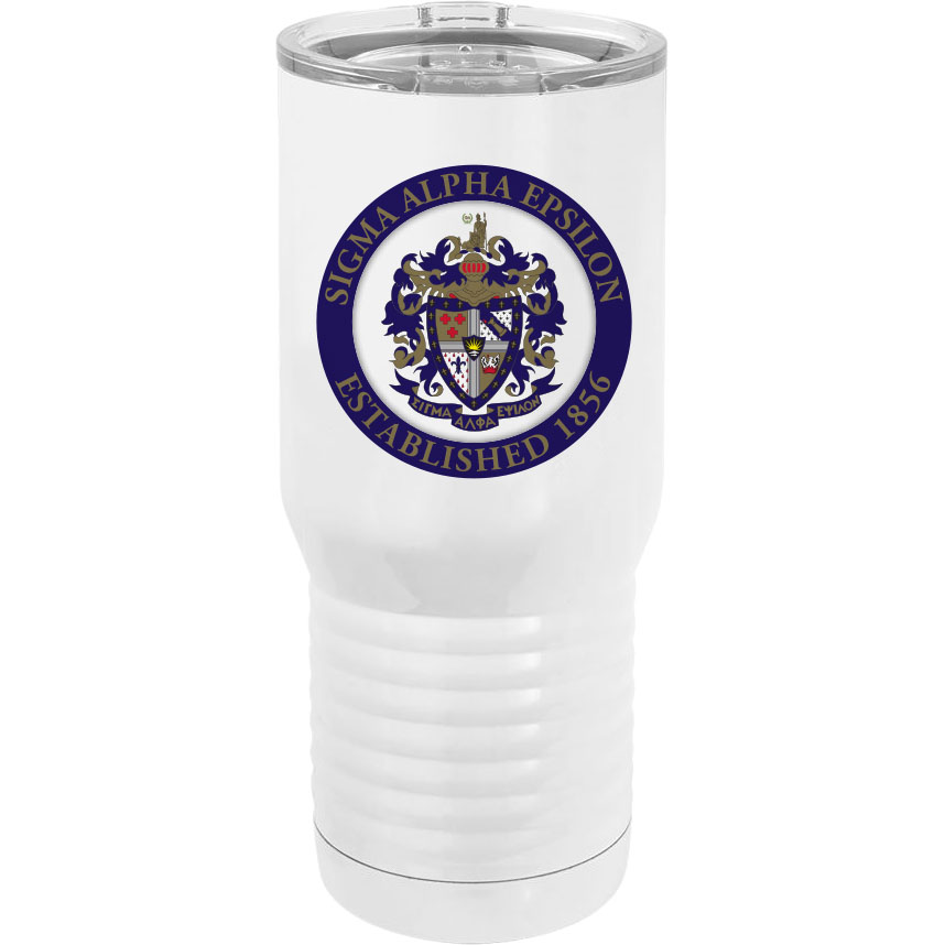 Sigma Alpha Epsilon Vacuum Insulated Tumbler