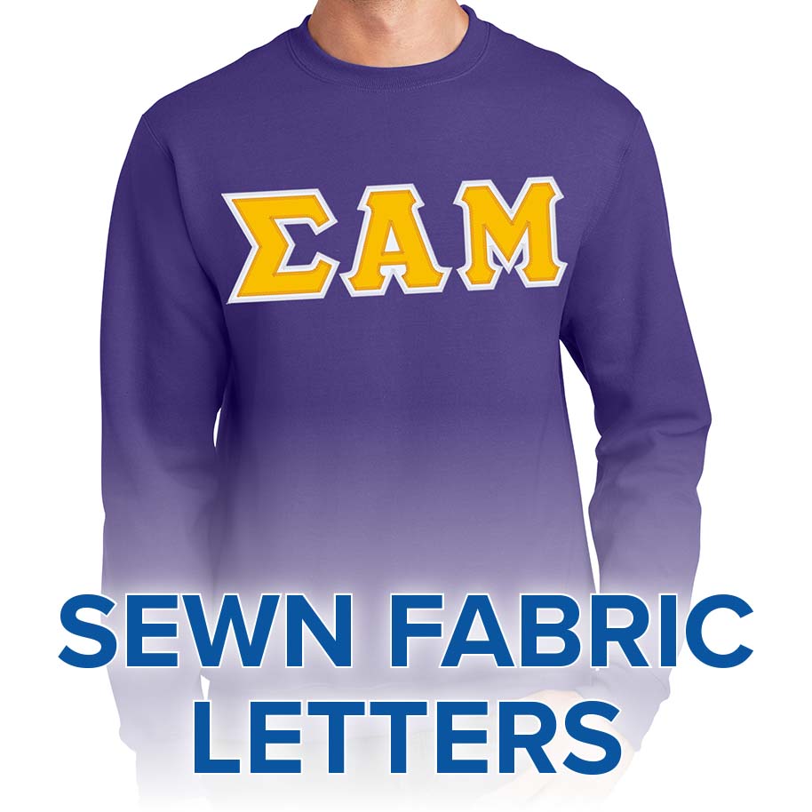 Sigma Alpha Mu Lettered Sweatshirt (crew neck)