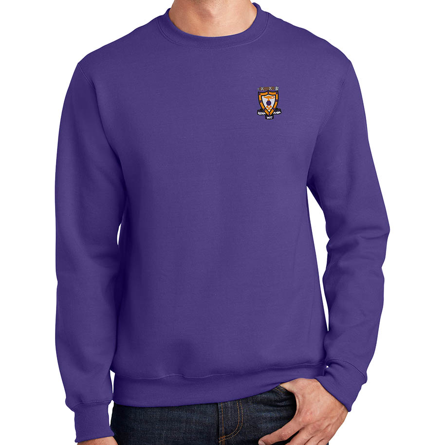 Sigma Alpha Mu Crested Sweatshirt (crew neck)