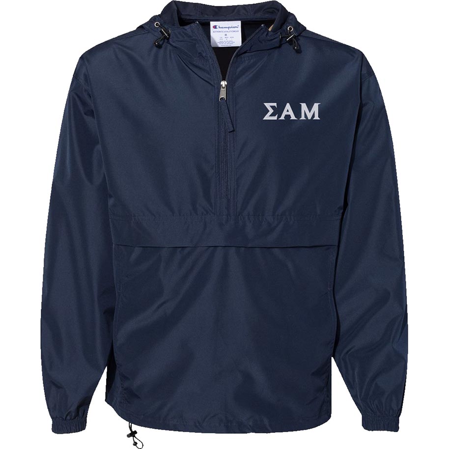 Sigma Alpha Mu Champion Packable 1/4 Zip Jacket