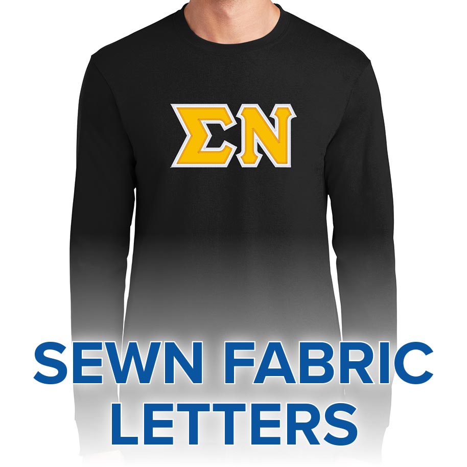 Sigma Nu Lettered T-Shirt (long sleeve)