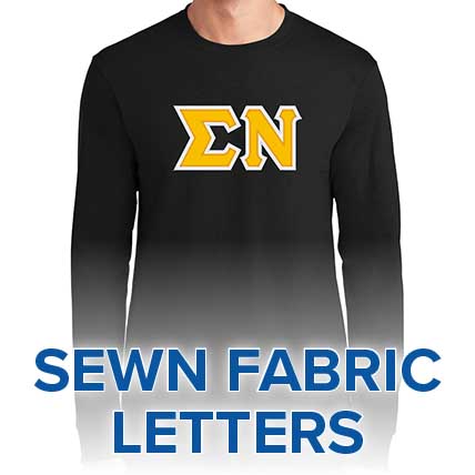 Sigma Nu Lettered T-Shirt (long sleeve)