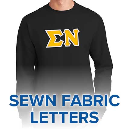 Sigma Nu Lettered Sweatshirt (crew neck)