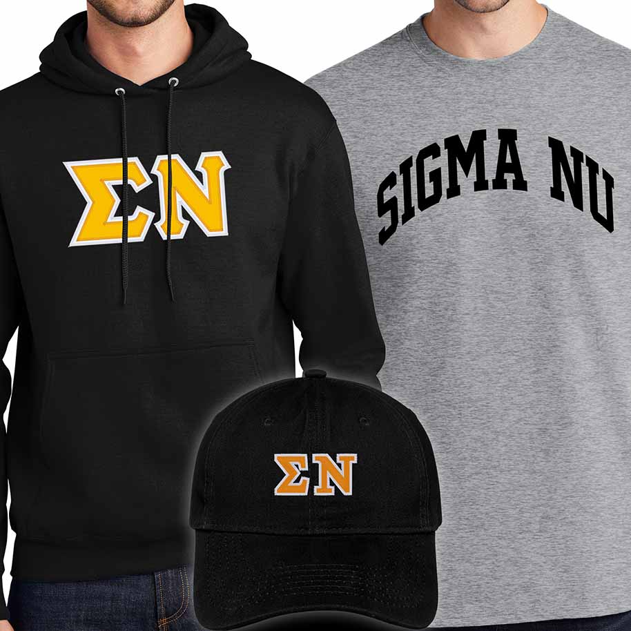 Sigma Nu Hood, Tee, Hat Package