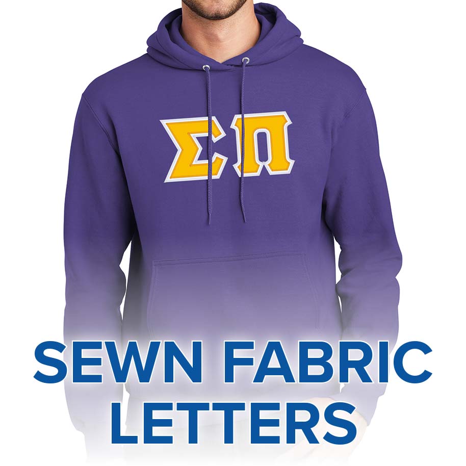 Sigma Pi Lettered Sweatshirt (hooded)