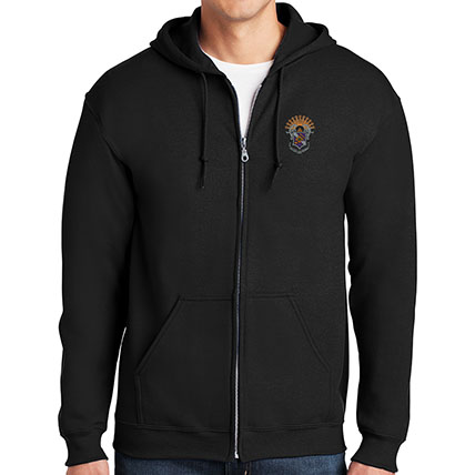 Sigma Pi Crested Full-Zip Hoodie