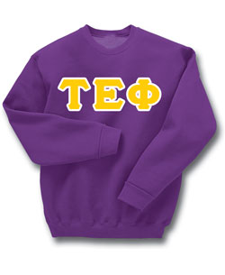 Tau Epsilon Phi Lettered Sweatshirt (crew neck)