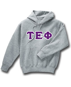 Tau Epsilon Phi Lettered Sweatshirt (hooded)