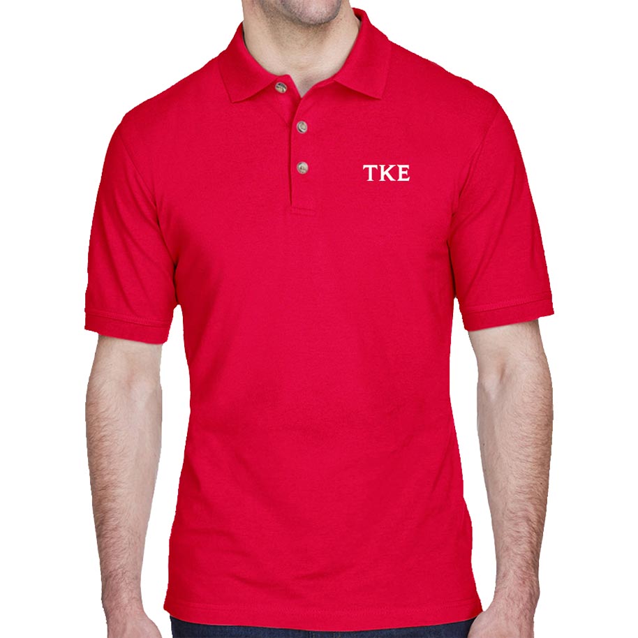 Tau Kappa Epsilon Lettered Polo Shirt