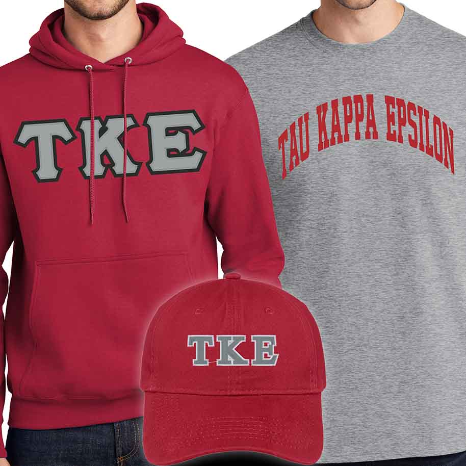 Tau Kappa Epsilon Hood, Tee, Hat Package