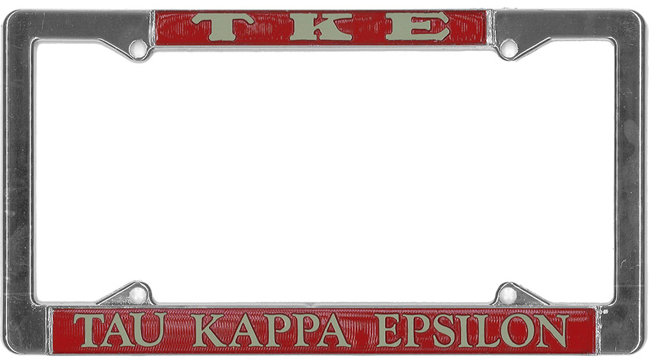 Tau Kappa Epsilon License Plate Frame