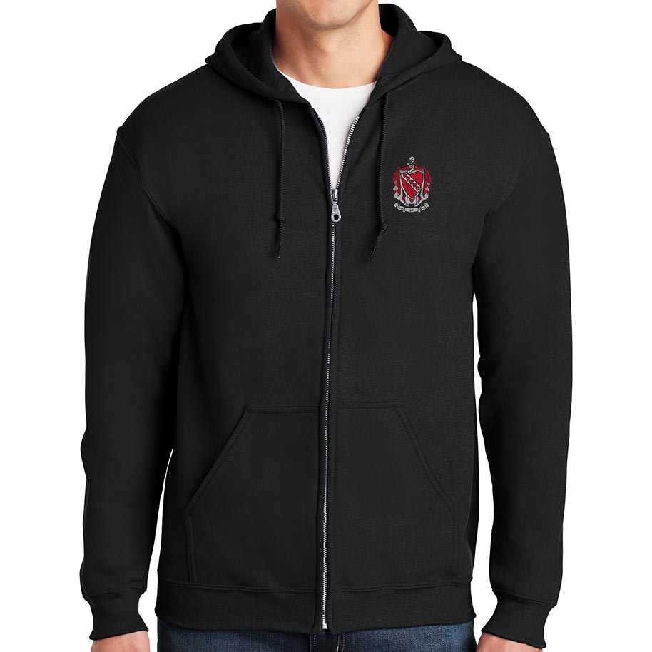 Tau Kappa Epsilon Crested Full-Zip Hoodie