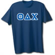 Theta Delta Chi Lettered T-Shirt (short sleeve)