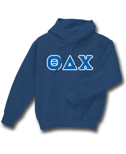 Theta Delta Chi Lettered Sweatshirt (hooded)