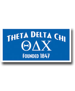 Theta Delta Chi Felt Banner