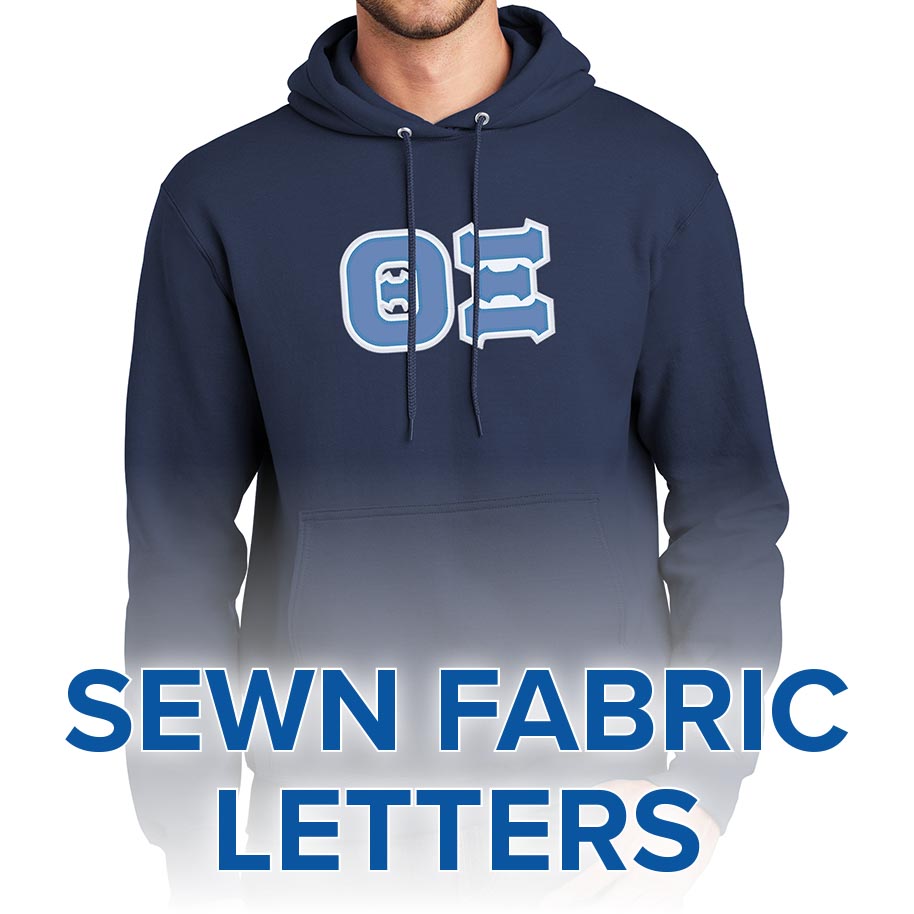 Theta Xi Lettered Sweatshirt (hooded)