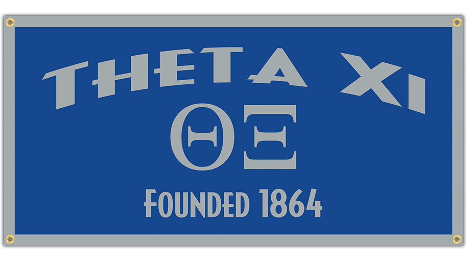 Theta Xi Felt Banner