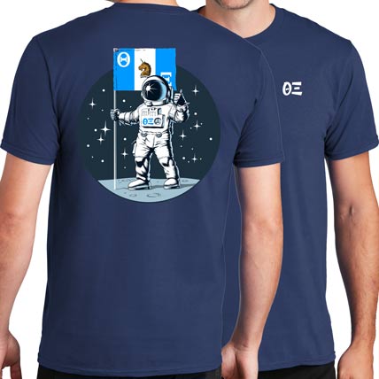 Theta Xi Astronaut Flag T-shirt