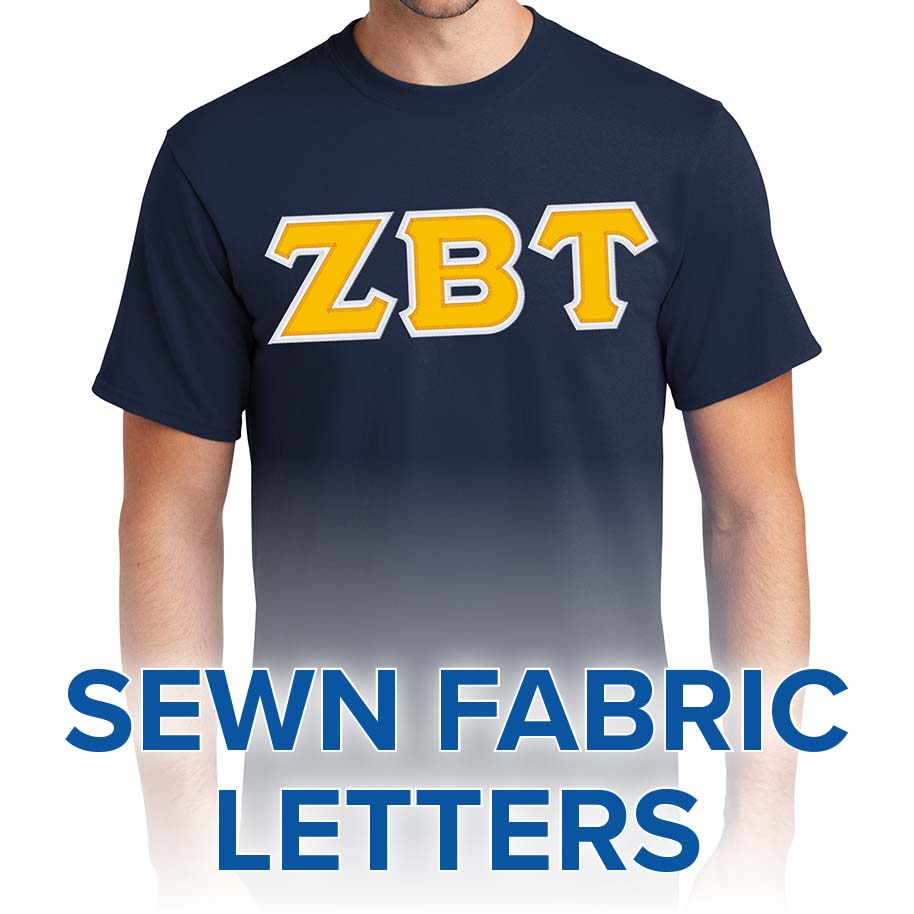 Zeta Beta Tau Lettered T-Shirt (short sleeve)