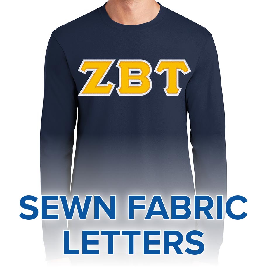 Zeta Beta Tau Lettered T-Shirt (long sleeve)