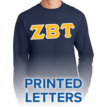 Zeta Beta Tau Standard Sweatshirt (crew neck)