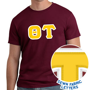 Theta Tau Lettered T-Shirt (short sleeve)