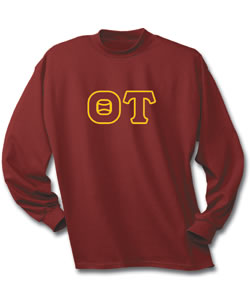 Theta Tau Lettered T-Shirt (long sleeve)