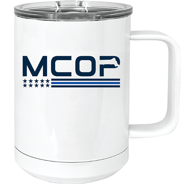 MCOP Vacuum Insulated Mug w/Slider Lid (15 oz.)