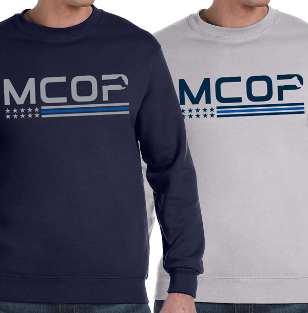 MCOP Crewneck Sweatshirt (screen printed)