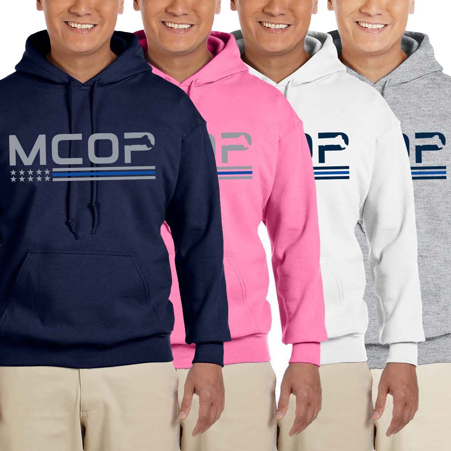 MCOP Pullover Hooded Sweatshirt (screen printed)