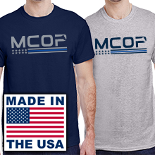 MCOP - USA Made - Short Sleeve T-shirt (screen printed)