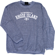 Washed Cord Crew Sweatshirt (crew neck) - Navy