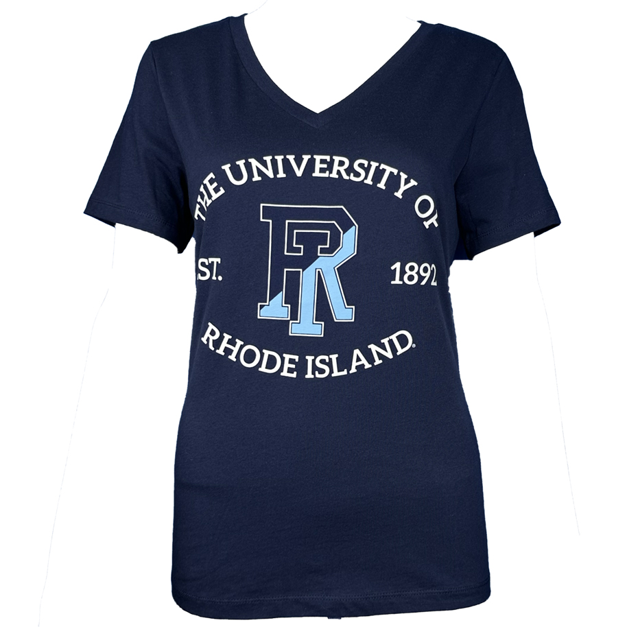 Split RI VNeck - Navy