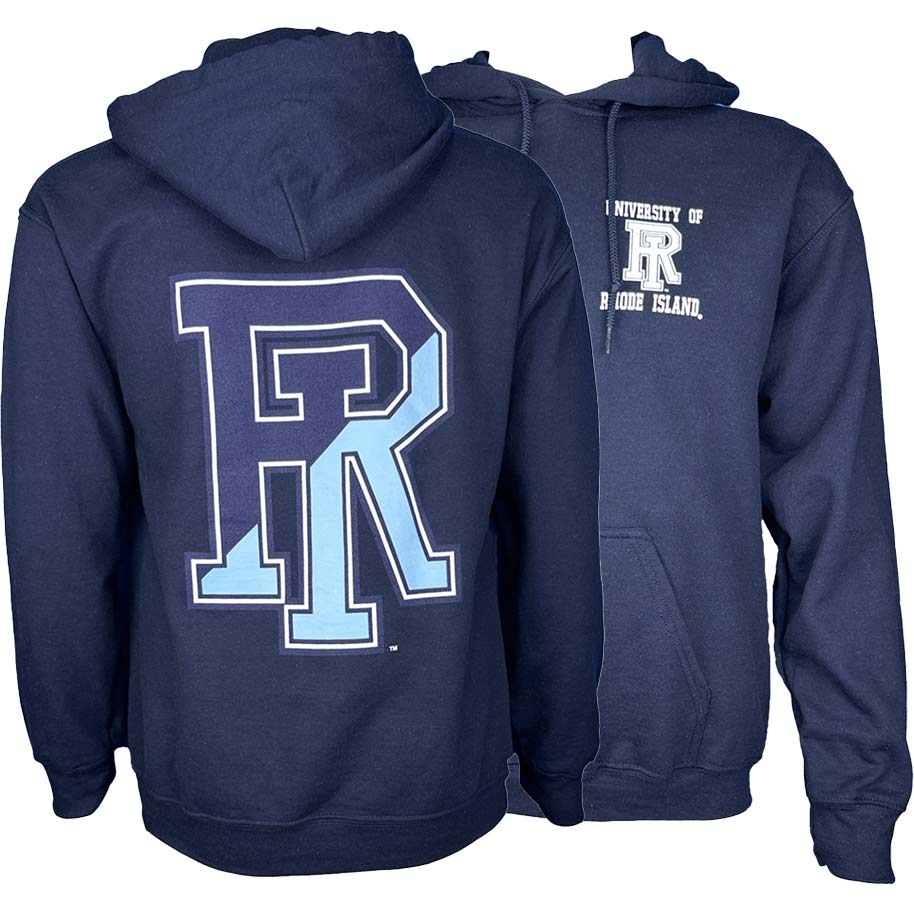 Classic Interlocking RI Sweatshirt (hooded) - Navy