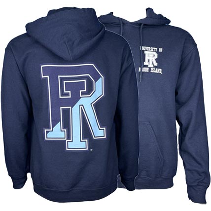 Classic Interlocking RI Sweatshirt (hooded) - Navy