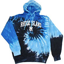Tie Dye Sweatshirt (hooded) - Blue Ocean